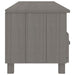 Dulap TV „HAMAR”, gri deschis, 158x40x40 cm, lemn masiv de pin - WALTI WALTI