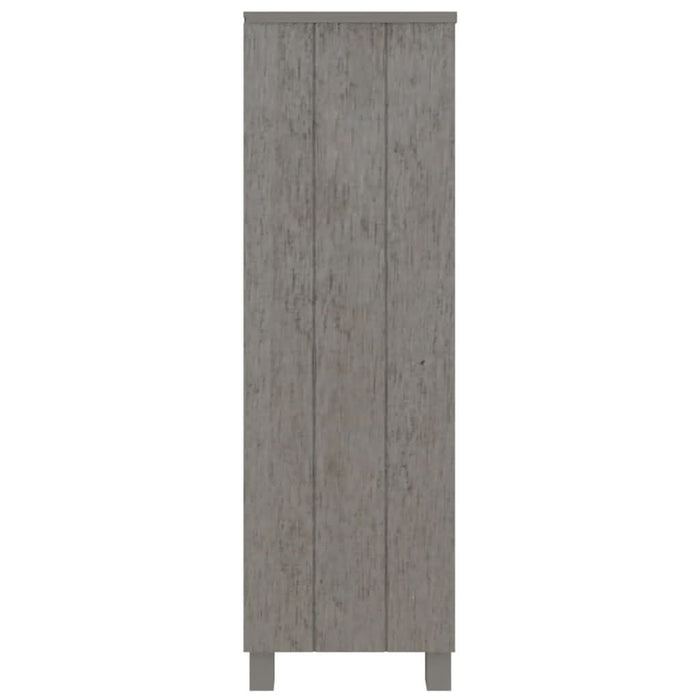Raft cărți „HAMAR” gri deschis 85x35x112 cm, lemn masiv de pin - WALTI WALTI