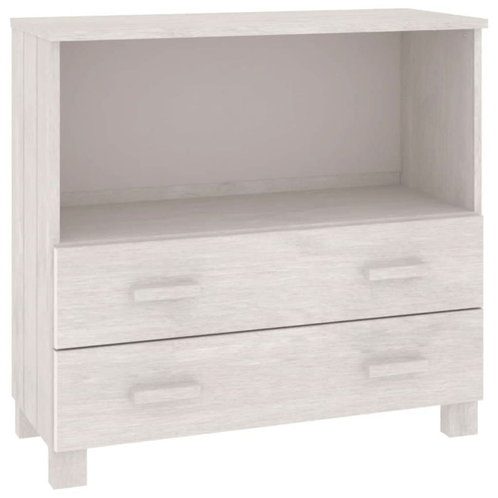Servantă „HAMAR”, alb, 85x35x80 cm, lemn masiv de pin - WALTI WALTI