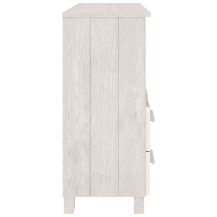 Servantă „HAMAR”, alb, 85x35x80 cm, lemn masiv de pin - WALTI WALTI