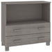 Servantă „HAMAR”, gri deschis, 85x35x80 cm, lemn masiv pin - WALTI WALTI
