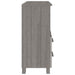 Servantă „HAMAR”, gri deschis, 85x35x80 cm, lemn masiv pin - WALTI WALTI