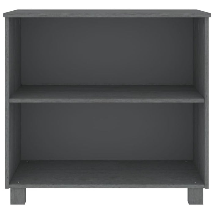 Servantă „HAMAR”, gri închis, 85x35x80 cm, lemn masiv pin - WALTI WALTI