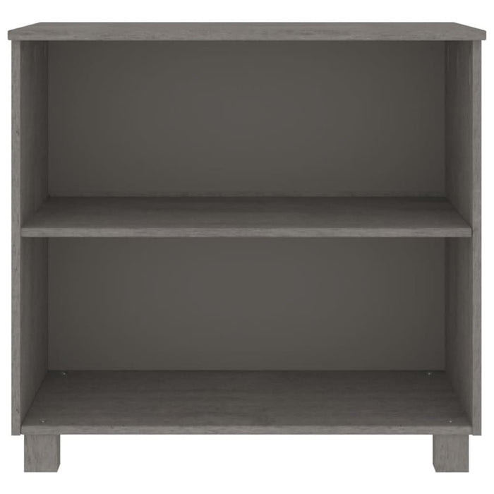 Servantă „HAMAR”, gri deschis, 85x35x80 cm, lemn masiv pin - WALTI WALTI