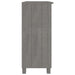 Servantă „HAMAR”, gri deschis, 85x35x80 cm, lemn masiv pin - WALTI WALTI