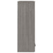 Raft sup. comodă „HAMAR” gri deschis 85x35x100cm lemn masiv pin - WALTI WALTI