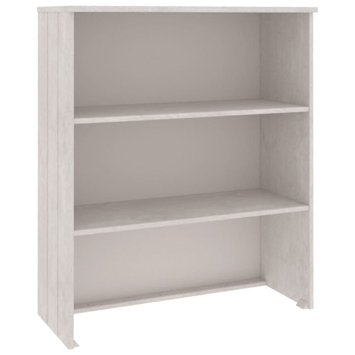 Raft superior comodă „HAMAR” alb, 85x35x100 cm, lemn masiv pin - WALTI WALTI
