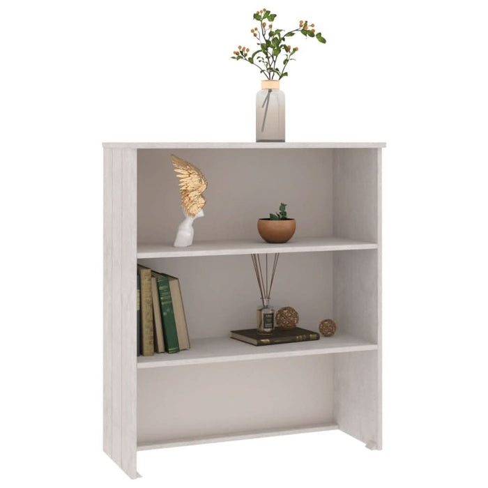 Raft superior comodă „HAMAR” alb, 85x35x100 cm, lemn masiv pin - WALTI WALTI