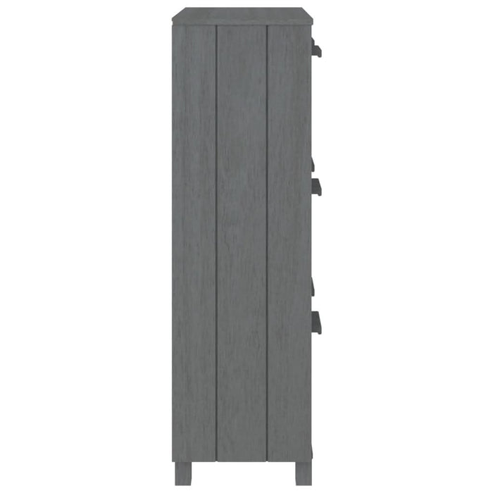 Pantofar „HAMAR”, gri închis, 59,5x35x117cm, lemn masiv pin - WALTI WALTI