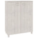 Dulap CD-uri „HAMAR”, gri închis, 85x40x108 cm, lemn masiv pin - WALTI WALTI