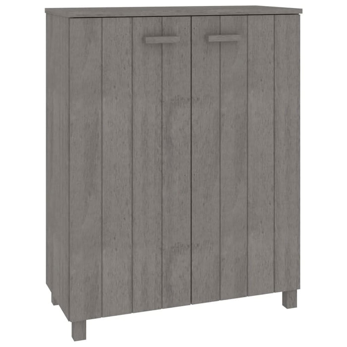 Pantofar, gri deschis, 85x40x108 cm, lemn masiv de pin - WALTI WALTI
