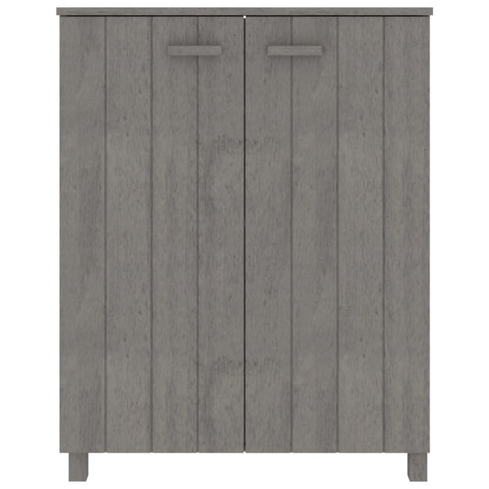 Pantofar, gri deschis, 85x40x108 cm, lemn masiv de pin - WALTI WALTI