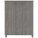 Pantofar, gri deschis, 85x40x108 cm, lemn masiv de pin - WALTI WALTI