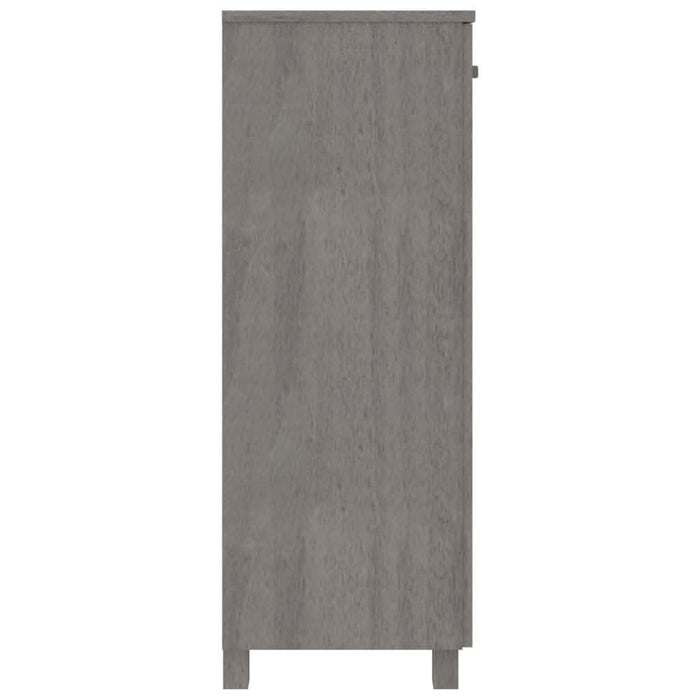 Pantofar, gri deschis, 85x40x108 cm, lemn masiv de pin - WALTI WALTI