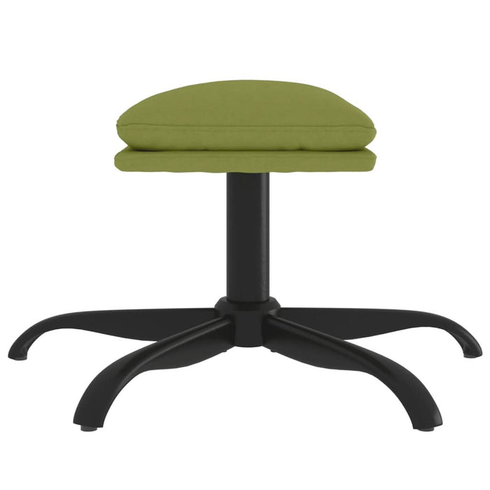 Taburet, verde deschis, 60x60x36 cm, catifea - WALTI WALTI