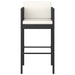 Set mobilier bar de grădină cu perne, 5 piese, negru, poliratan - WALTI WALTI