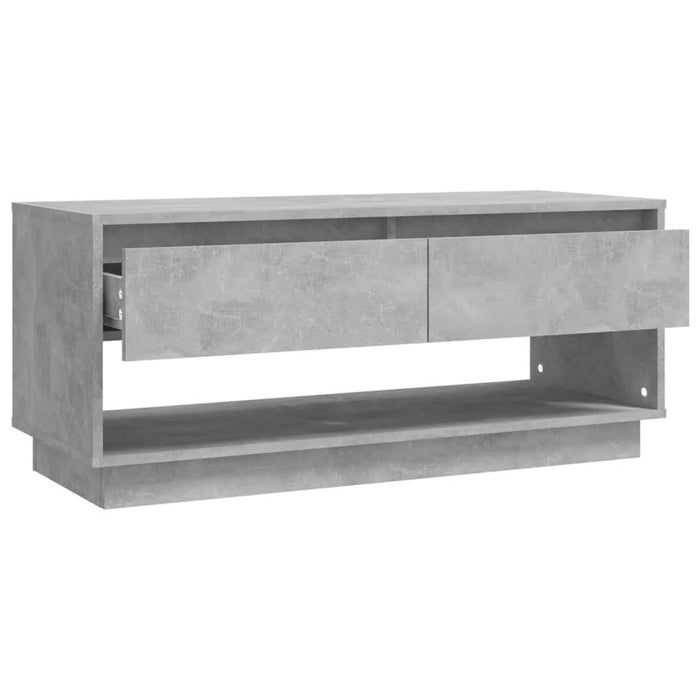 Comodă TV, gri beton, 102x41x44 cm, PAL - WALTI WALTI