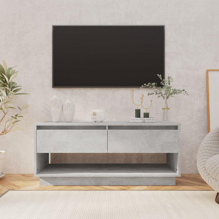 Comodă TV, gri beton, 102x41x44 cm, PAL - WALTI WALTI