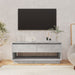 Comodă TV, gri beton, 102x41x44 cm, PAL - WALTI WALTI