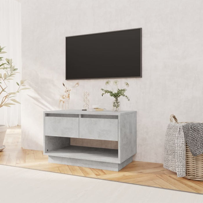 Comodă TV, gri beton, 70x41x44 cm, PAL - WALTI WALTI