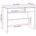 Birou, negru, 101x50x76,5 cm, PAL - WALTI WALTI