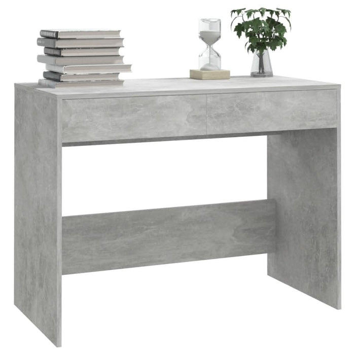 Birou, gri beton, 101 x 50 x 76,5 cm, PAL - WALTI WALTI