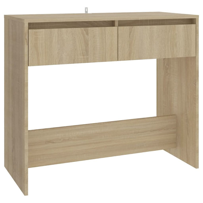 Masă consolă, stejar sonoma, 89x41x76,5 cm, oțel - WALTI WALTI
