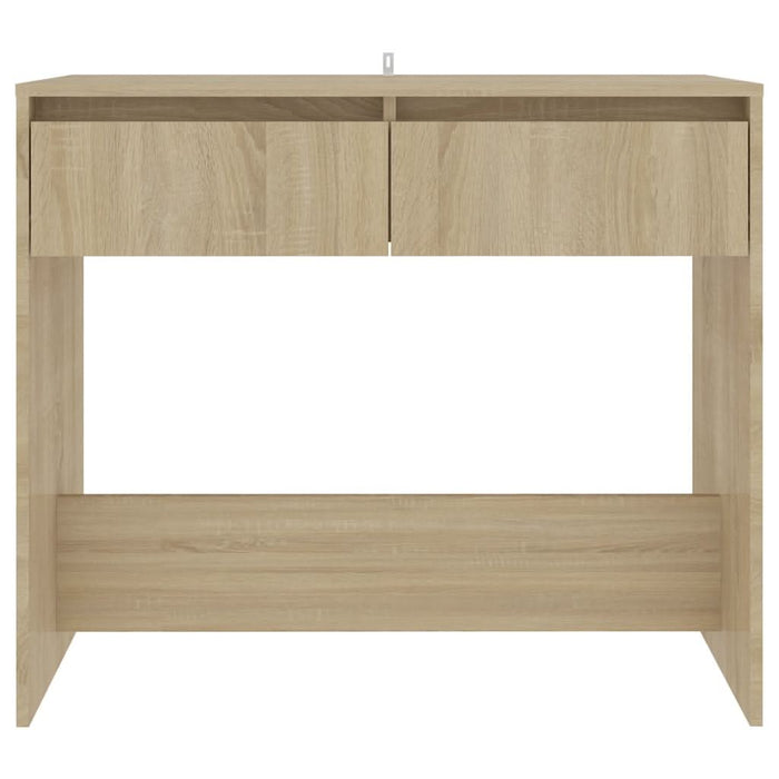 Masă consolă, stejar sonoma, 89x41x76,5 cm, oțel - WALTI WALTI