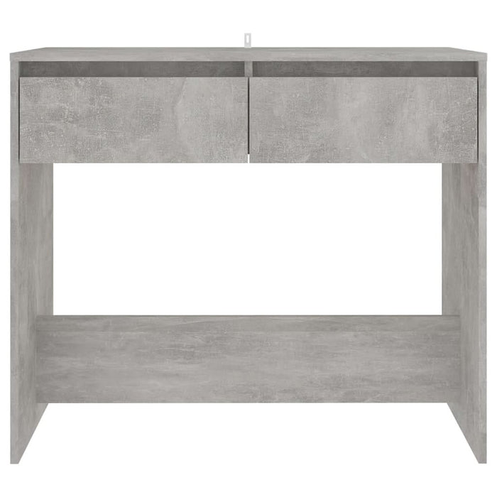 Masă consolă, gri beton, 89x41x76,5 cm, oțel - WALTI WALTI