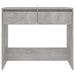 Masă consolă, gri beton, 89x41x76,5 cm, oțel - WALTI WALTI