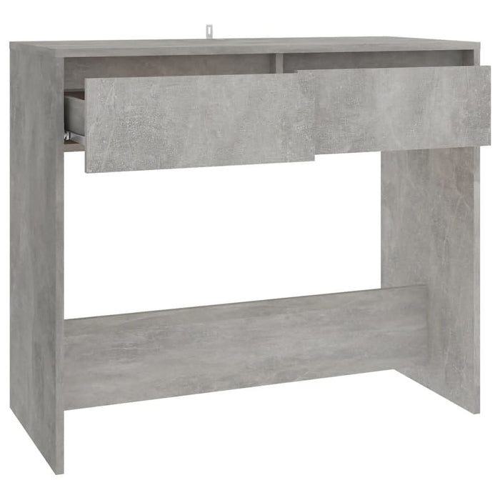 Masă consolă, gri beton, 89x41x76,5 cm, oțel - WALTI WALTI