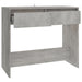 Masă consolă, gri beton, 89x41x76,5 cm, oțel - WALTI WALTI