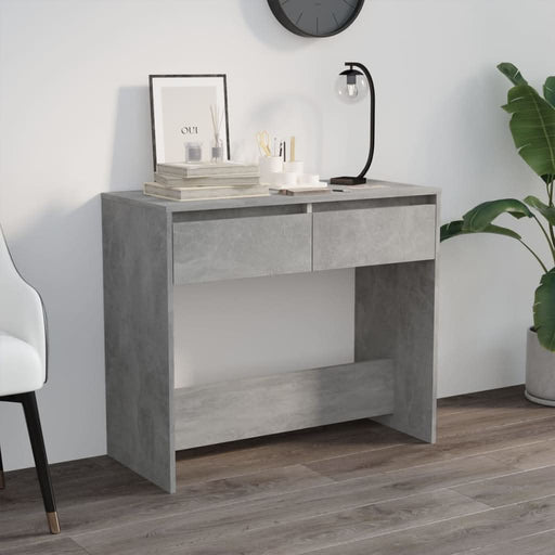 Masă consolă, gri beton, 89x41x76,5 cm, oțel - WALTI WALTI