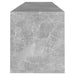 Comodă TV, gri beton, 120x30x40,5 cm, PAL - WALTI WALTI