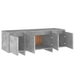 Comodă TV, gri beton, 120x30x40,5 cm, PAL - WALTI WALTI