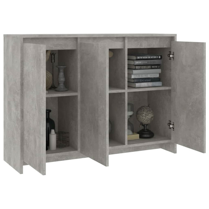 Servantă, gri beton, 102x33x75 cm, PAL - WALTI WALTI