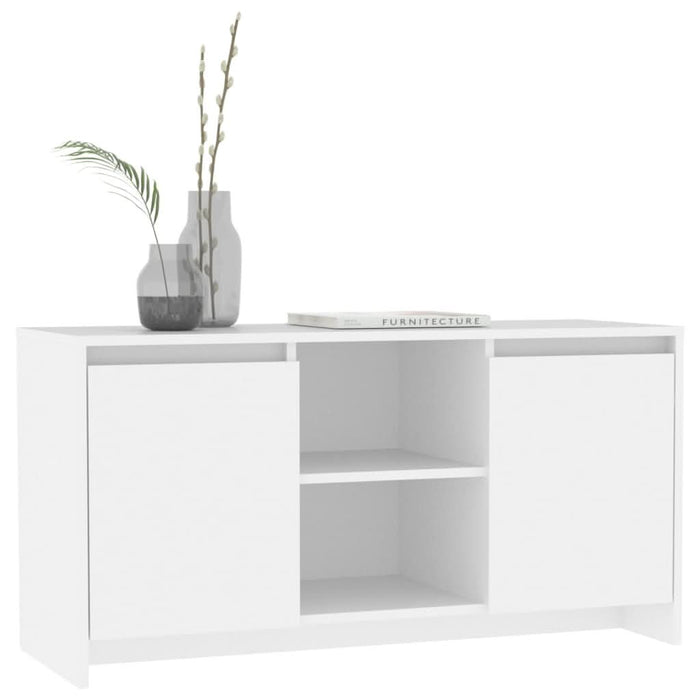 Comodă TV, alb, 102x37,5x52,5 cm, PAL - WALTI WALTI