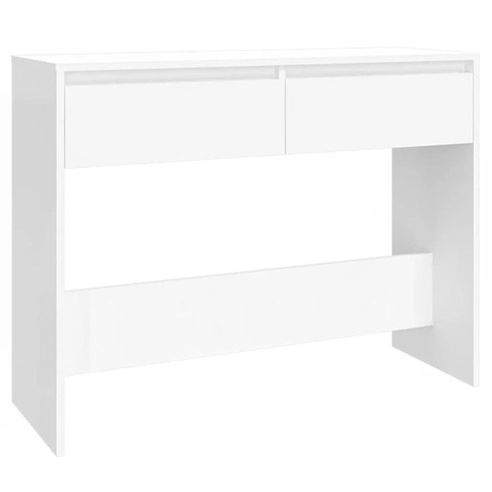 Masă consolă, alb, 100x35x76,5 cm, PAL - WALTI WALTI