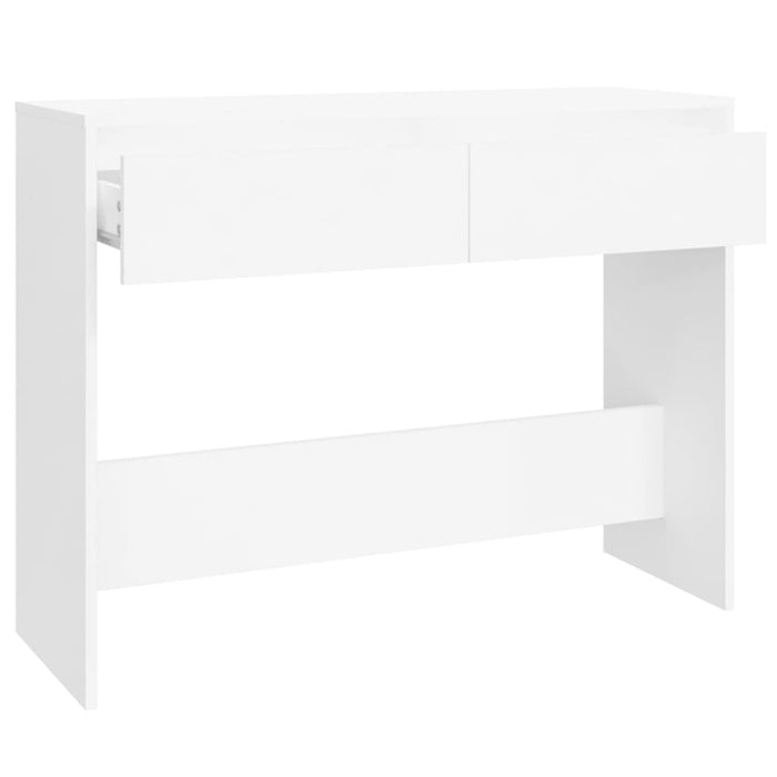 Masă consolă, alb, 100x35x76,5 cm, PAL - WALTI WALTI