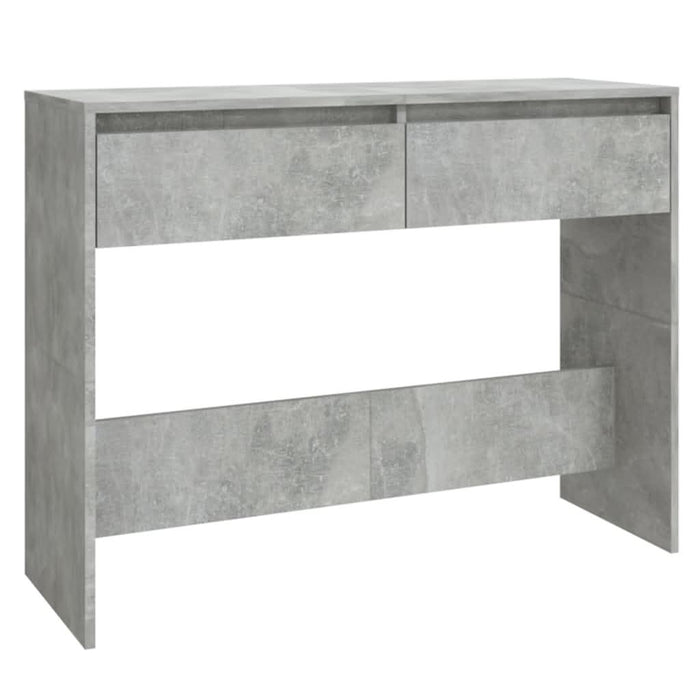 Masă consolă, gri beton, 100x35x76,5 cm, PAL - WALTI WALTI