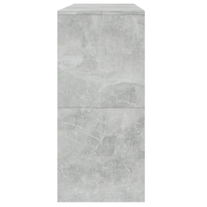 Masă consolă, gri beton, 100x35x76,5 cm, PAL - WALTI WALTI