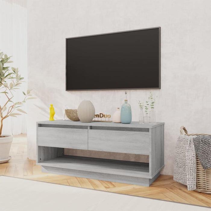 812973 vidaXL TV Cabinet Grey Sonoma 102x41x44 cm Chipboard - WALTI WALTI