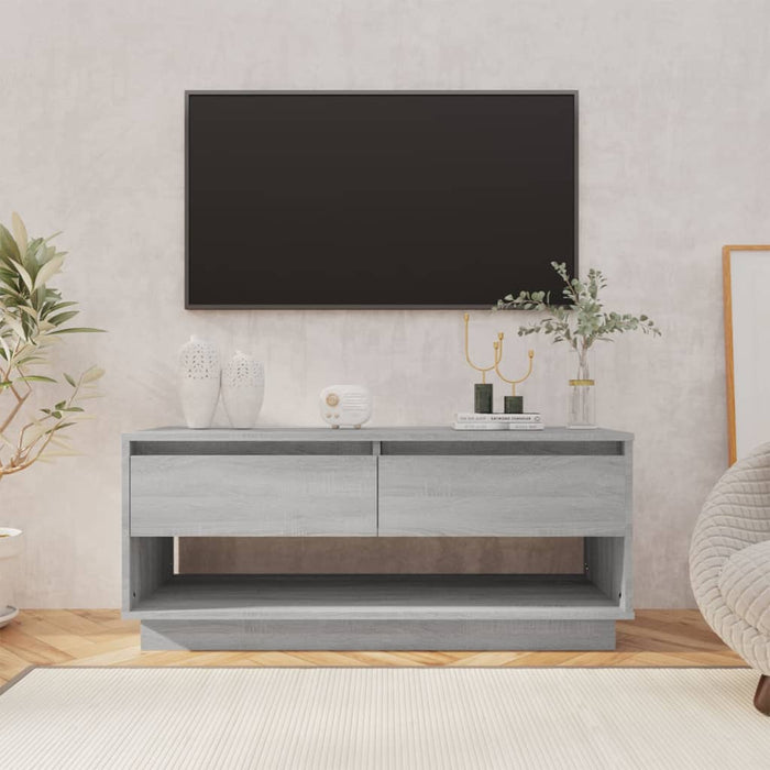 812973 vidaXL TV Cabinet Grey Sonoma 102x41x44 cm Chipboard - WALTI WALTI