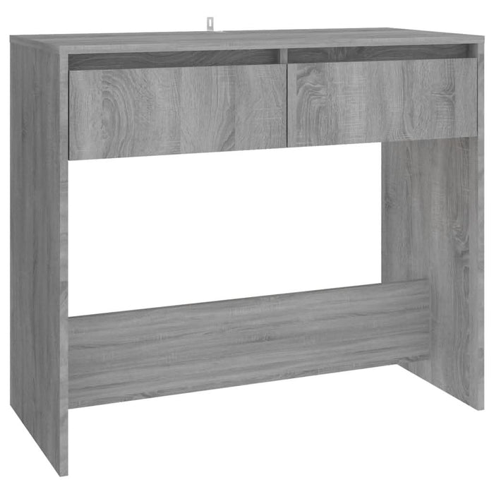 Masă consolă, stejar sonoma gri, 89x41x76,5 cm, oțel - WALTI WALTI