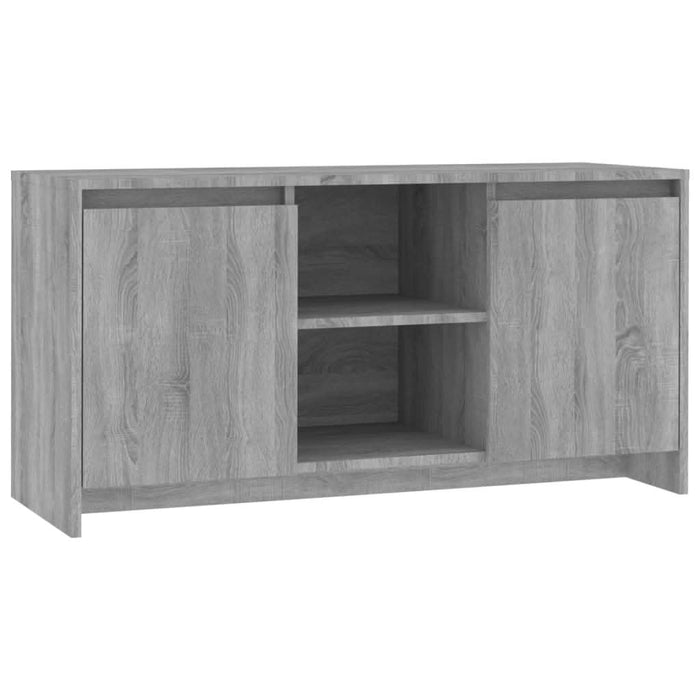 Comodă TV, gri sonoma, 102x37,5x52,5 cm, lemn prelucrat - WALTI WALTI
