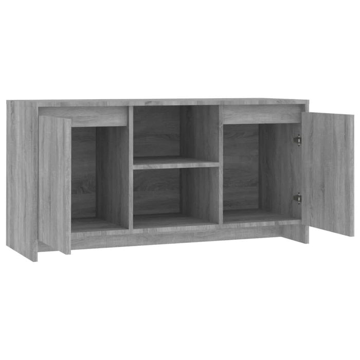 Comodă TV, gri sonoma, 102x37,5x52,5 cm, lemn prelucrat - WALTI WALTI