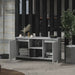 Comodă TV, gri sonoma, 102x37,5x52,5 cm, lemn prelucrat - WALTI WALTI