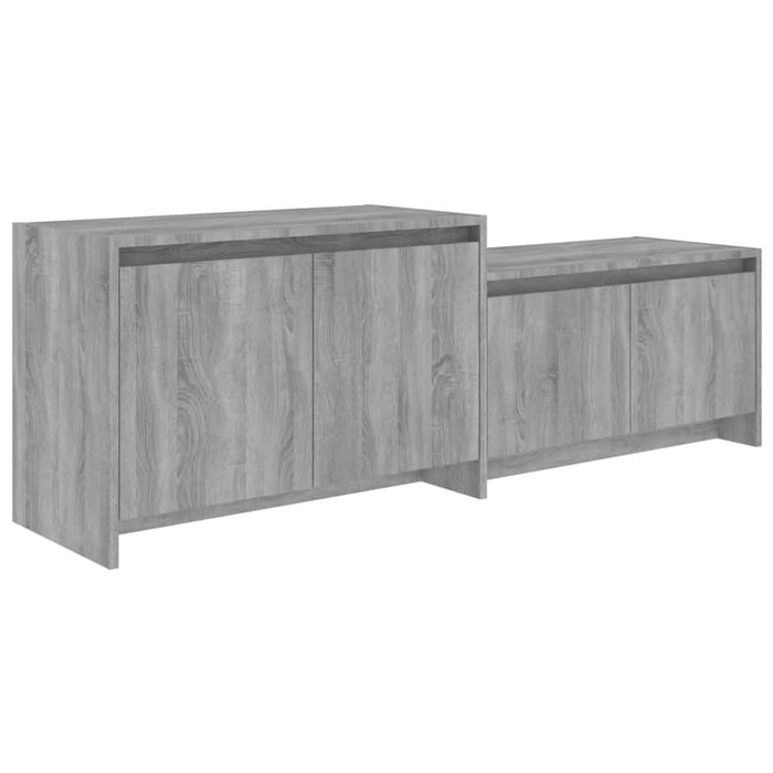Comodă TV, stejar sonoma gri, 146,5x35x50 cm, PAL - WALTI WALTI