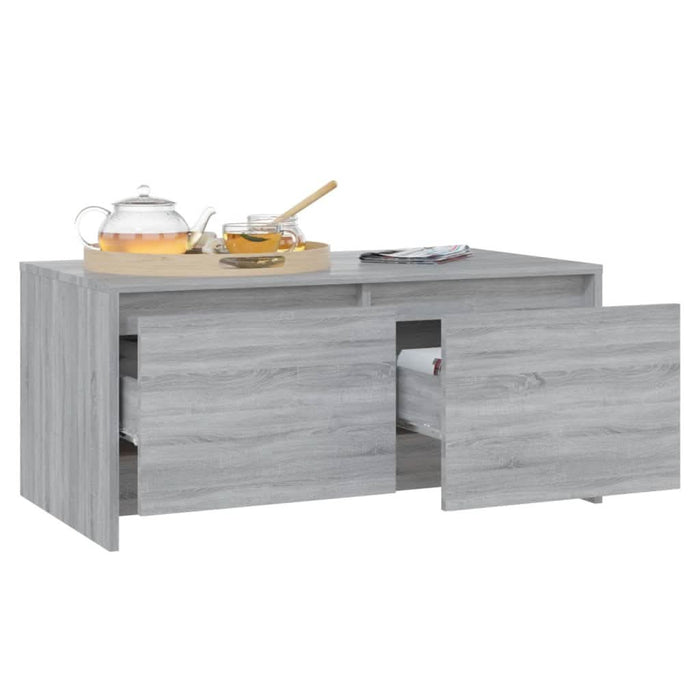 vidaXL Măsuță de cafea, gri sonoma, 90x50x41,5 cm, PAL - WALTI WALTI