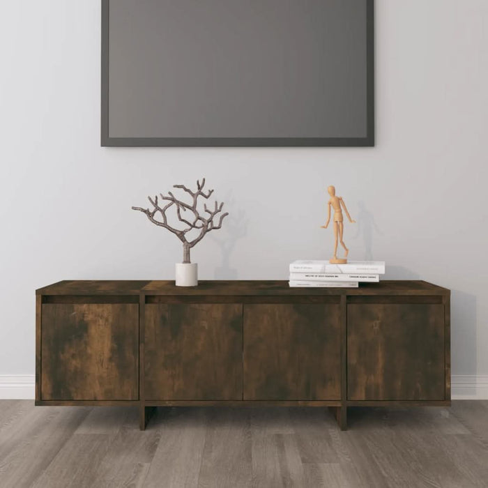 Comodă TV, stejar afumat, 120x30x40,5 cm, PAL - WALTI WALTI